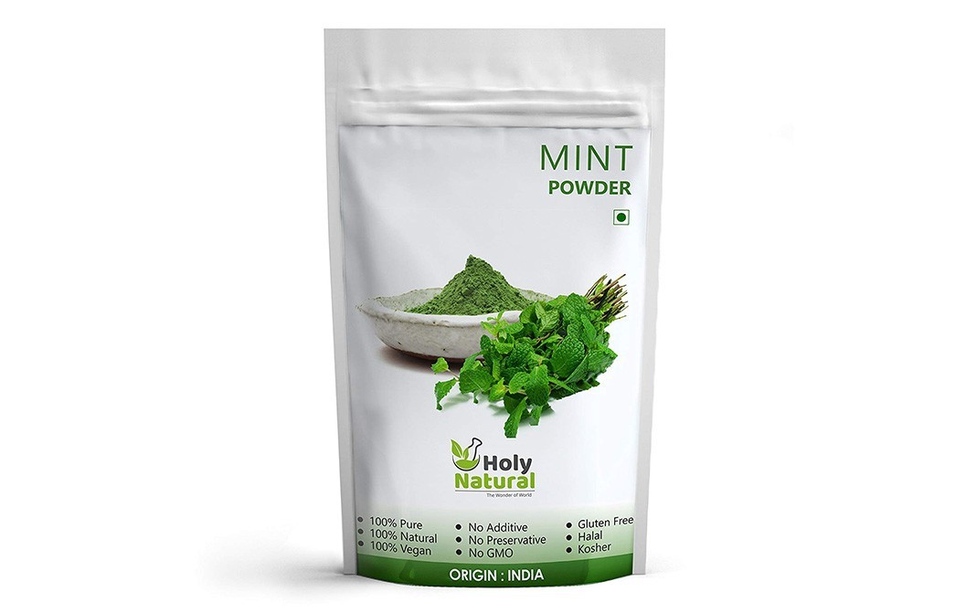 Holy Natural Mint Powder    Pack  100 grams